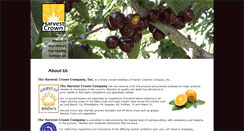 Desktop Screenshot of harvestcrown.com